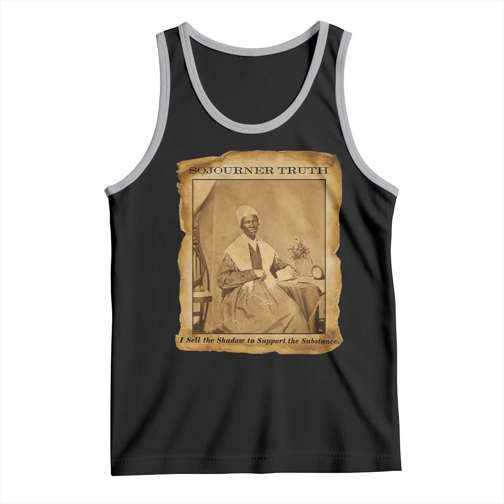 Sojourner Truth Tank Top Black Women Quote TS14 Black Athletic Heather Print Your Wear