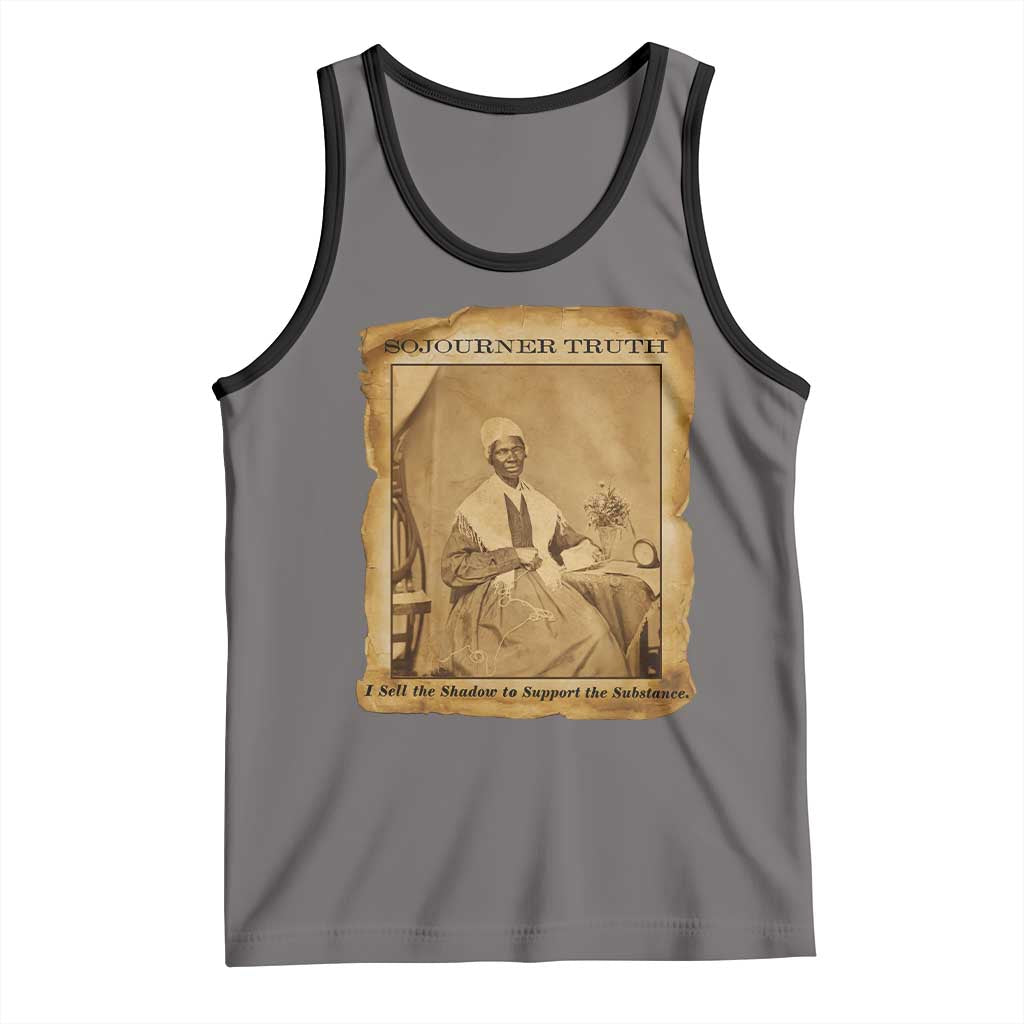 Sojourner Truth Tank Top Black Women Quote TS14 Deep Heather Black Print Your Wear