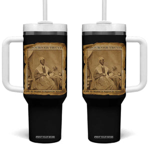 Sojourner Truth Tumbler With Handle Black Women Quote TS14 One Size: 40 oz Black Print Your Wear