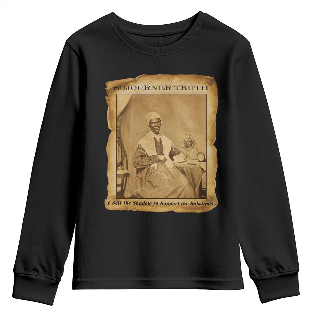 Sojourner Truth Youth Sweatshirt Black Women Quote TS14 Black Print Your Wear