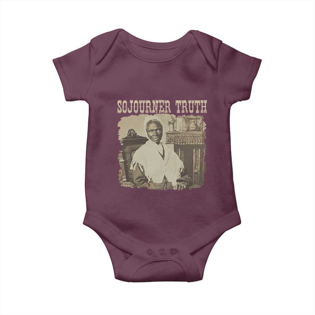 Sojourner Truth Baby Onesie African American Historical Hero TS14 Maroon Print Your Wear