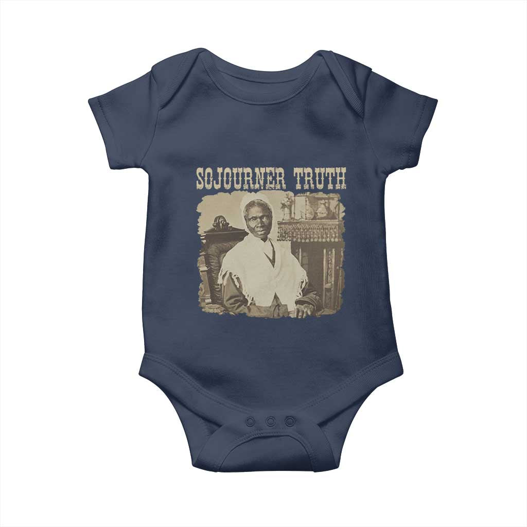 Sojourner Truth Baby Onesie African American Historical Hero TS14 Navy Print Your Wear