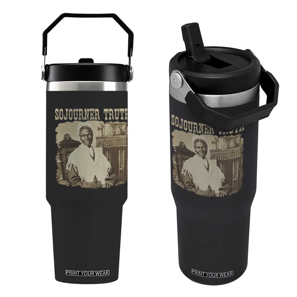 Sojourner Truth Flip Straw Tumbler African American Historical Hero TS14 One Size: 30 oz Black Print Your Wear