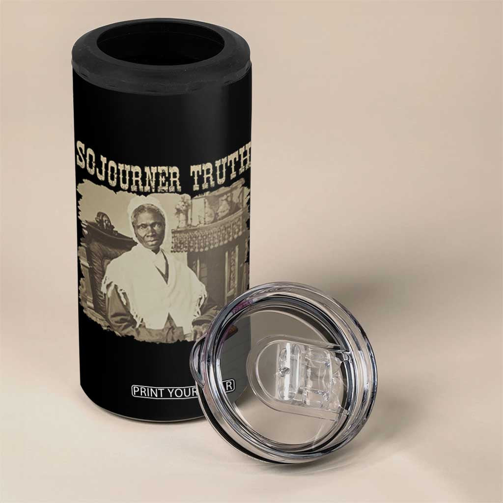 Sojourner Truth 4 in 1 Can Cooler Tumbler African American Historical Hero TS14 Print Your Wear
