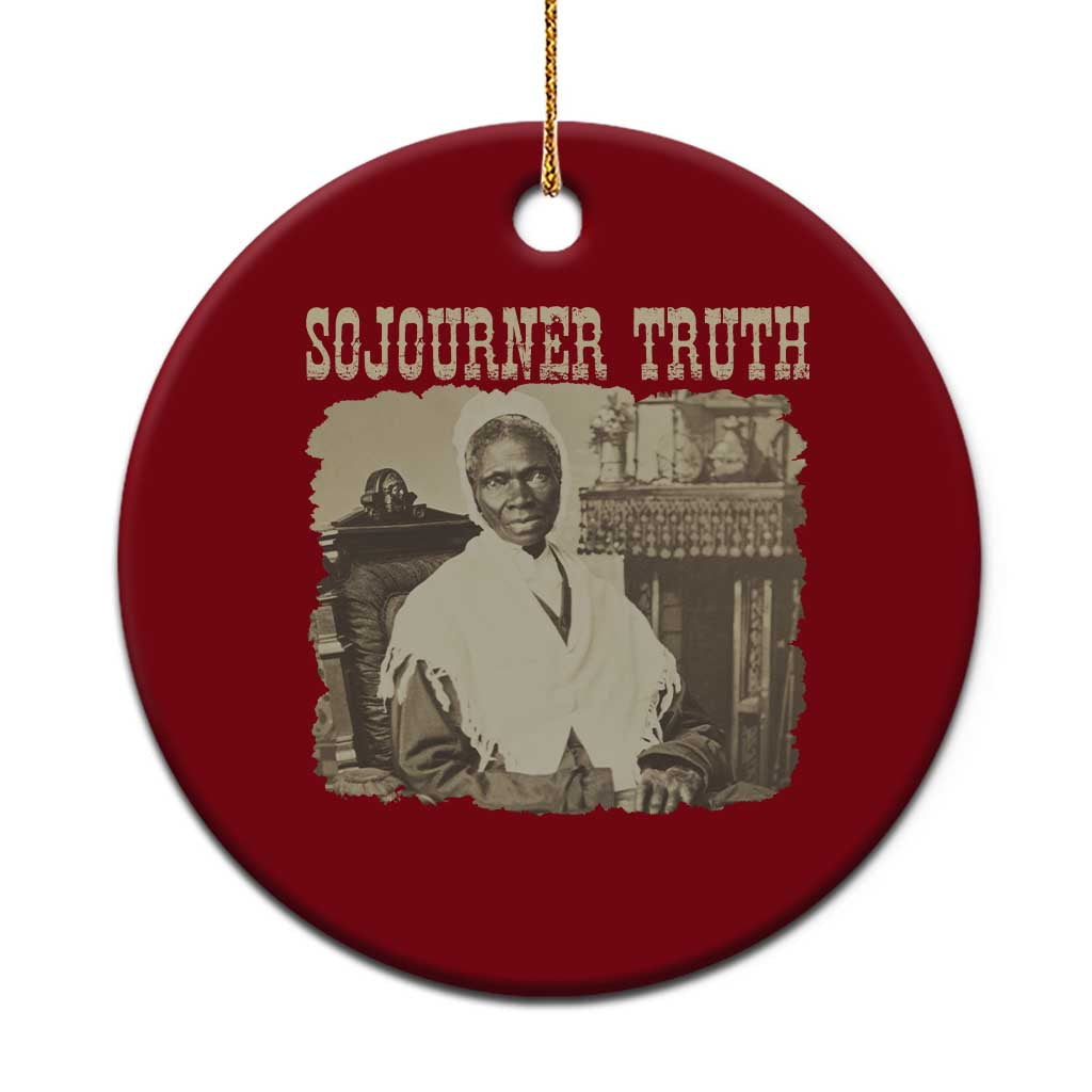 Sojourner Truth Ceramic Ornament African American Historical Hero TS14 1pc Red Print Your Wear