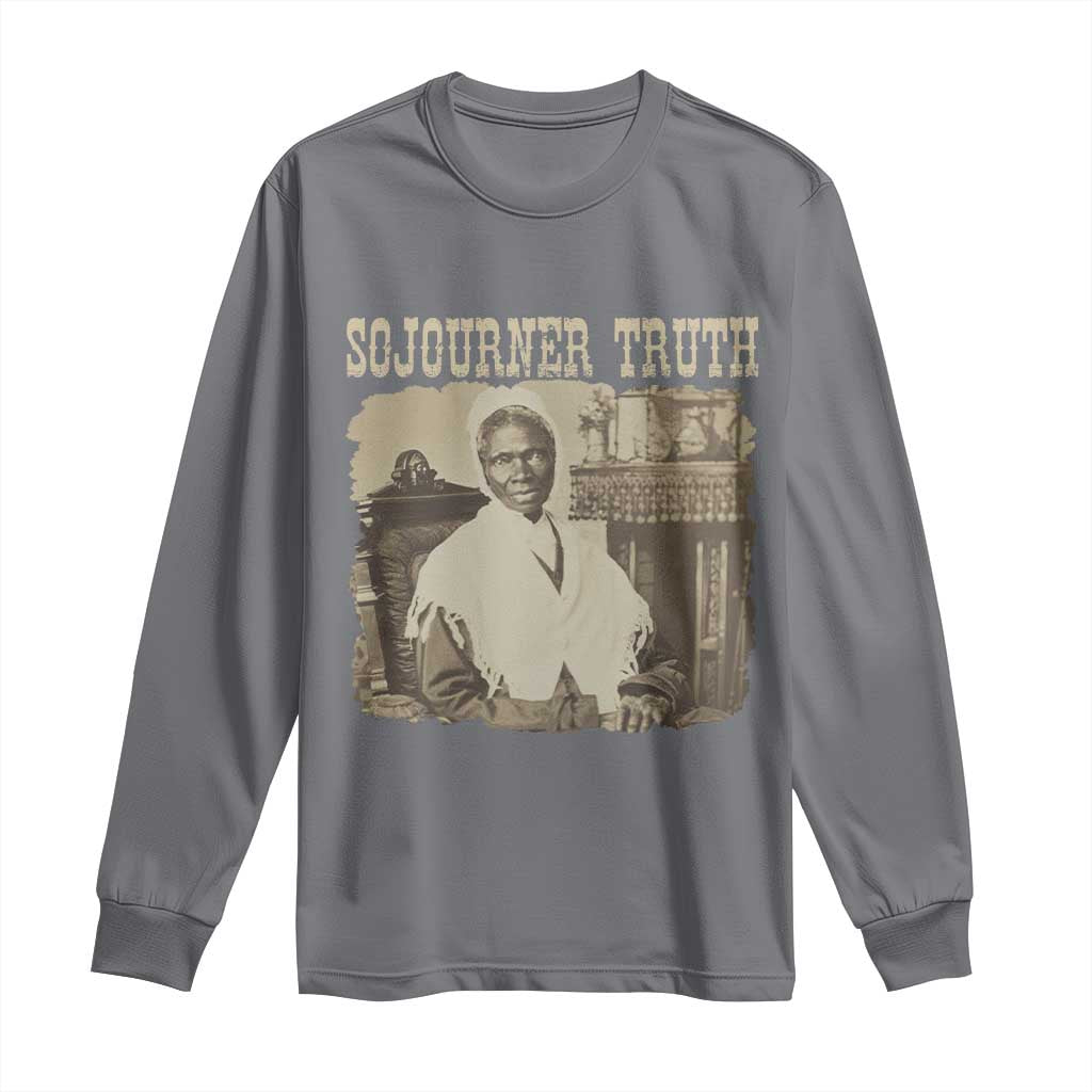 Sojourner Truth Long Sleeve Shirt African American Historical Hero TS14 Charcoal Print Your Wear