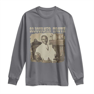Sojourner Truth Long Sleeve Shirt African American Historical Hero TS14 Charcoal Print Your Wear