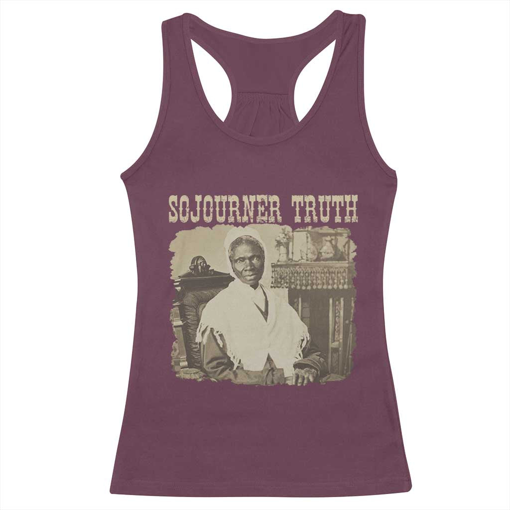 Sojourner Truth Racerback Tank Top African American Historical Hero TS14 Maroon Print Your Wear