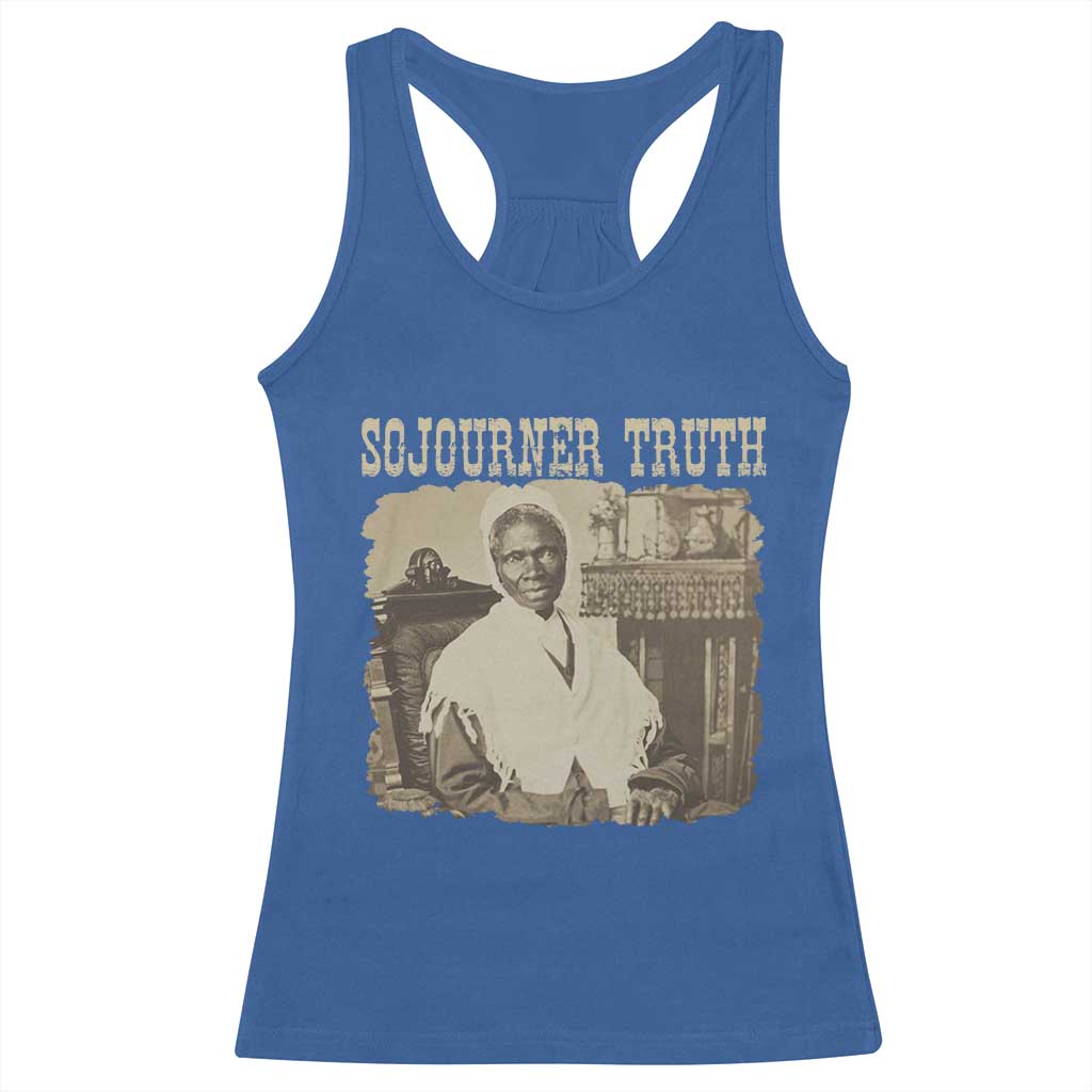 Sojourner Truth Racerback Tank Top African American Historical Hero TS14 Royal Blue Print Your Wear