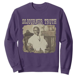 Sojourner Truth Sweatshirt African American Historical Hero TS14 Purple Print Your Wear