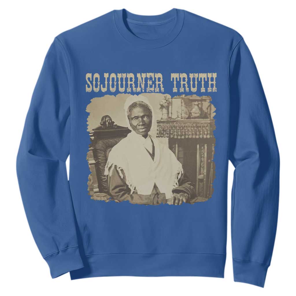 Sojourner Truth Sweatshirt African American Historical Hero TS14 Royal Blue Print Your Wear