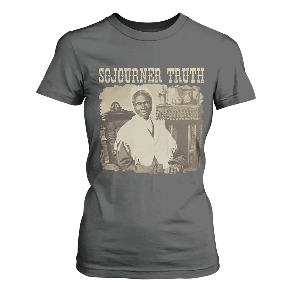 Sojourner Truth T Shirt For Women African American Historical Hero TS14 Dark Heather Print Your Wear