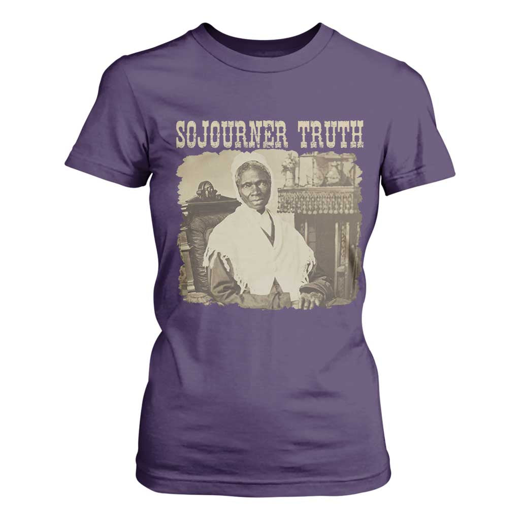 Sojourner Truth T Shirt For Women African American Historical Hero TS14 Purple Print Your Wear