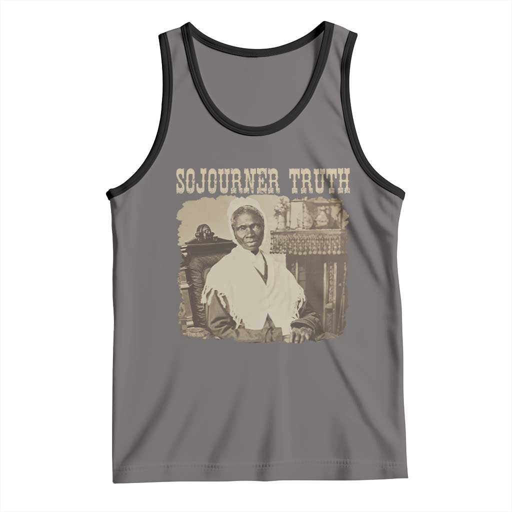 Sojourner Truth Tank Top African American Historical Hero TS14 Deep Heather Black Print Your Wear