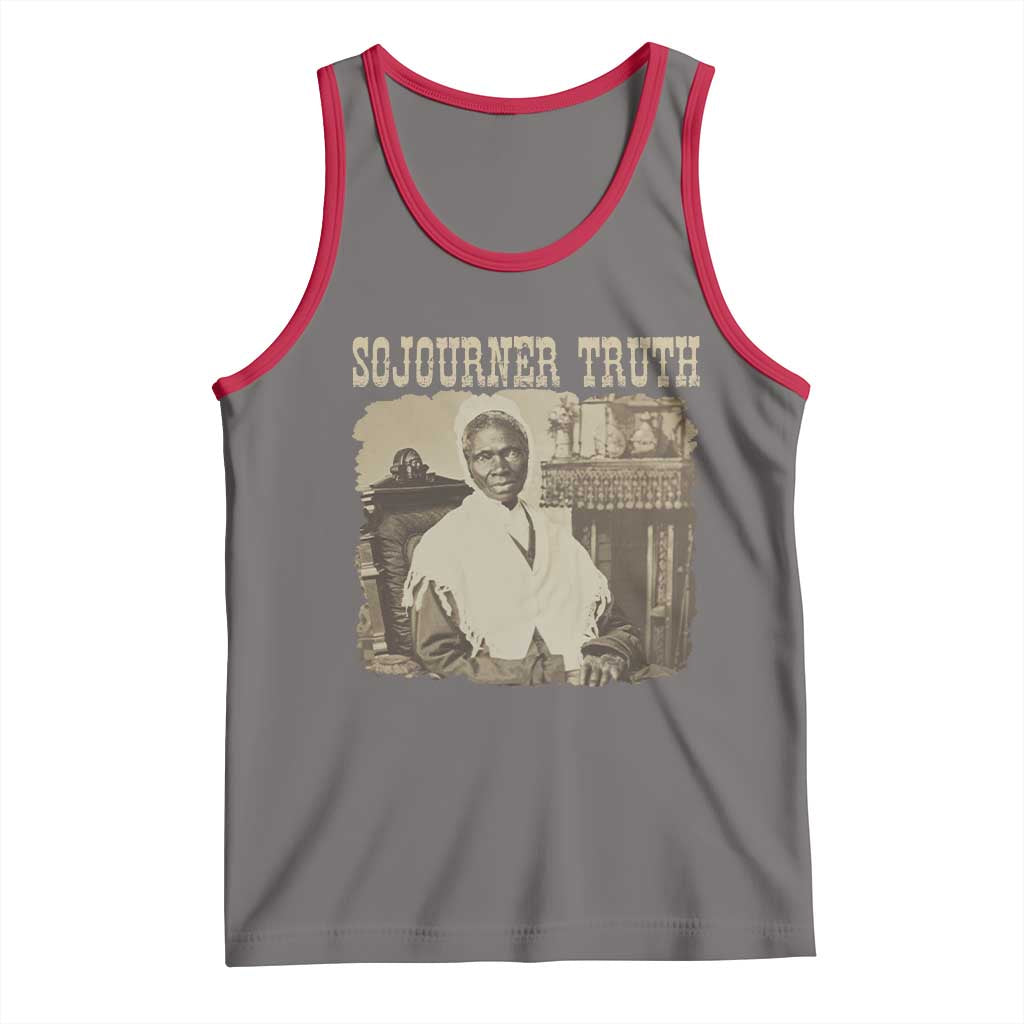 Sojourner Truth Tank Top African American Historical Hero TS14 Deep Heather Red Print Your Wear