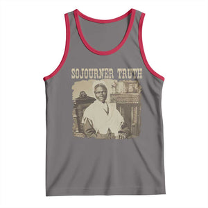 Sojourner Truth Tank Top African American Historical Hero TS14 Deep Heather Red Print Your Wear