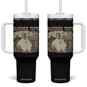 Sojourner Truth Tumbler With Handle African American Historical Hero TS14 One Size: 40 oz Black Print Your Wear
