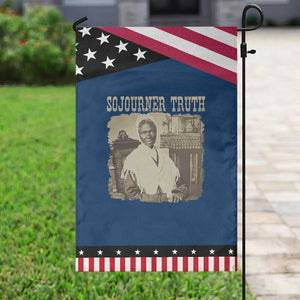 Sojourner Truth Garden Flag African American Historical Hero TS14 Classic Blue Black Print Your Wear