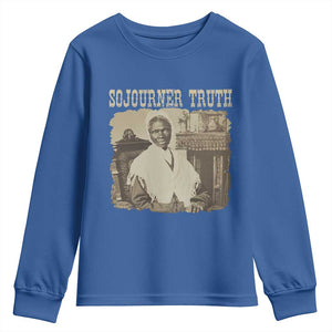 Sojourner Truth Youth Sweatshirt African American Historical Hero TS14 Royal Blue Print Your Wear
