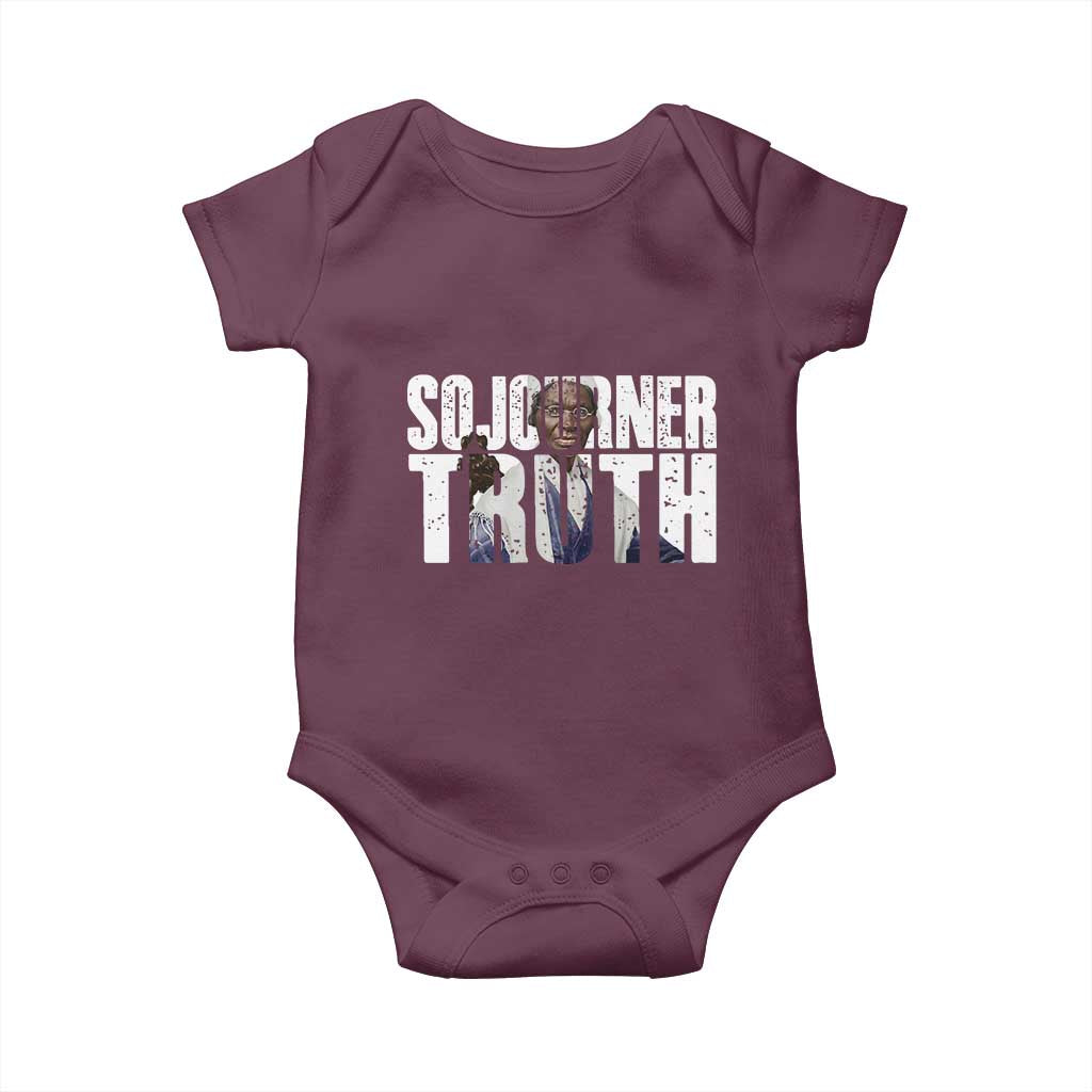 Sojourner Truth Quote Baby Onesie African American Historical Hero TS14 Maroon Print Your Wear