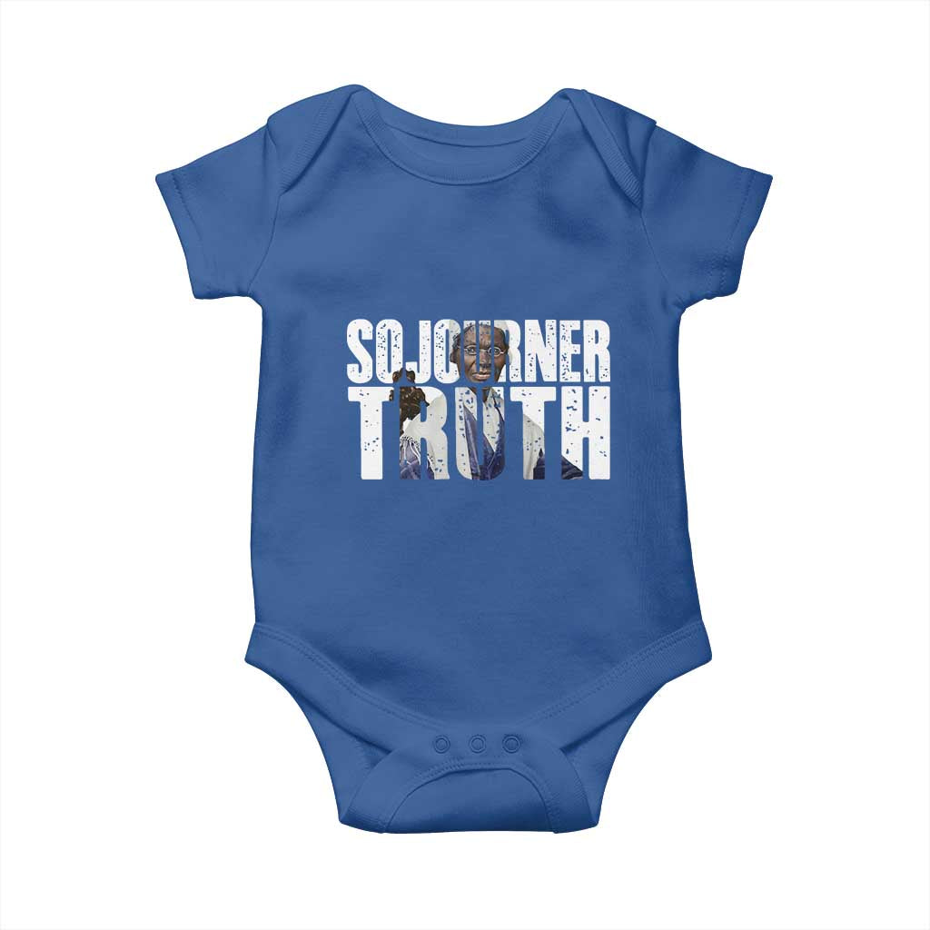Sojourner Truth Quote Baby Onesie African American Historical Hero TS14 Royal Blue Print Your Wear