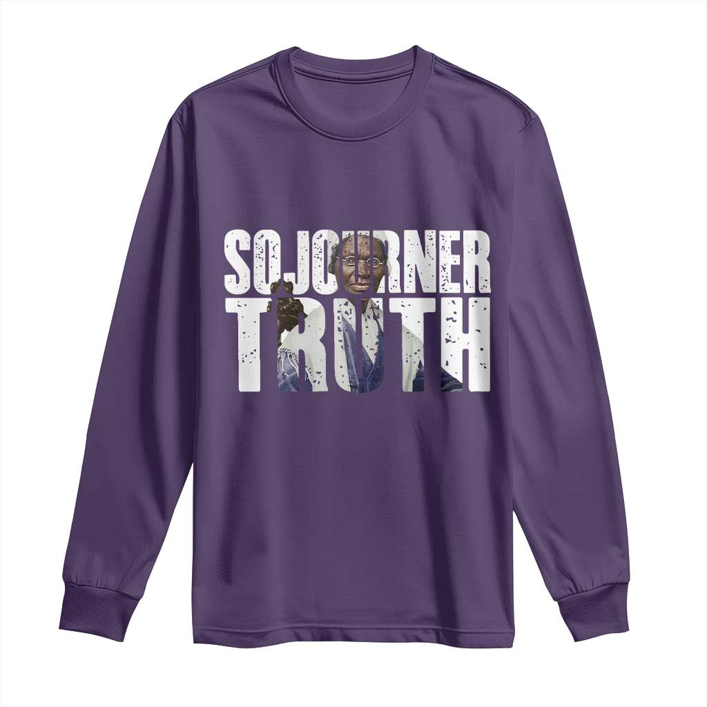 Sojourner Truth Quote Long Sleeve Shirt African American Historical Hero TS14 Purple Print Your Wear