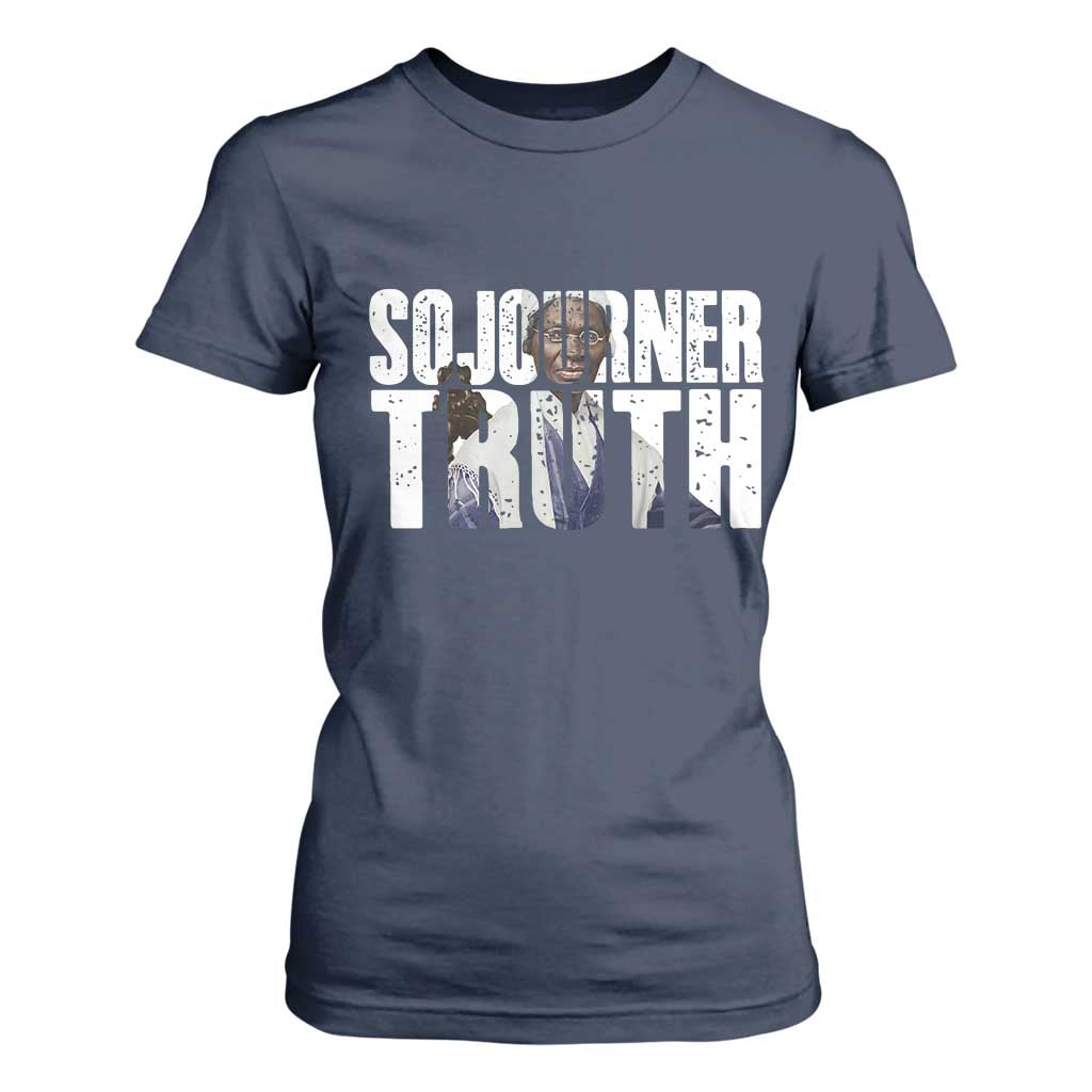 Sojourner Truth Quote T Shirt For Women African American Historical Hero TS14 Navy Print Your Wear