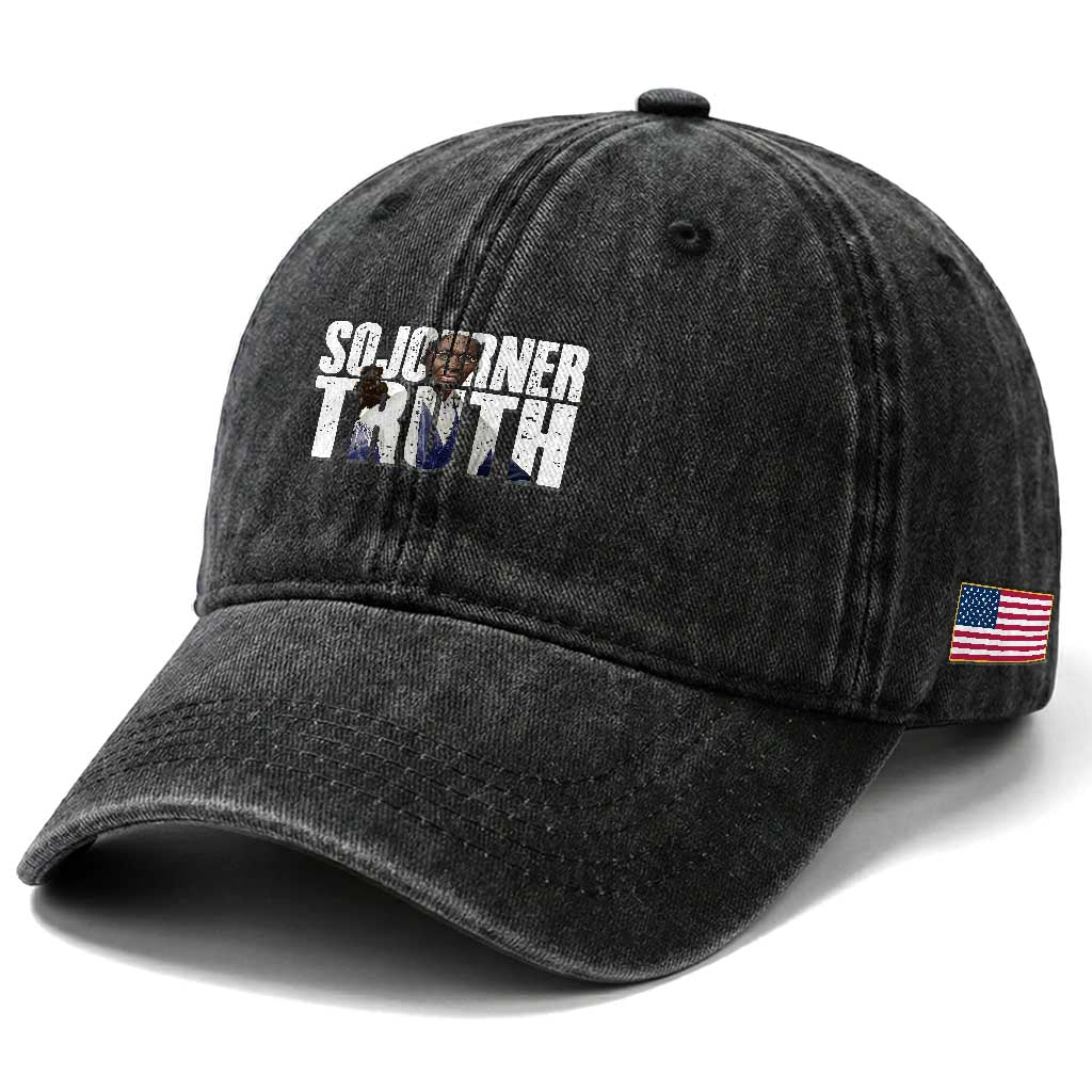 Sojourner Truth Quote Washed Cotton Baseball Cap African American Historical Hero TS14 Print Your Wear