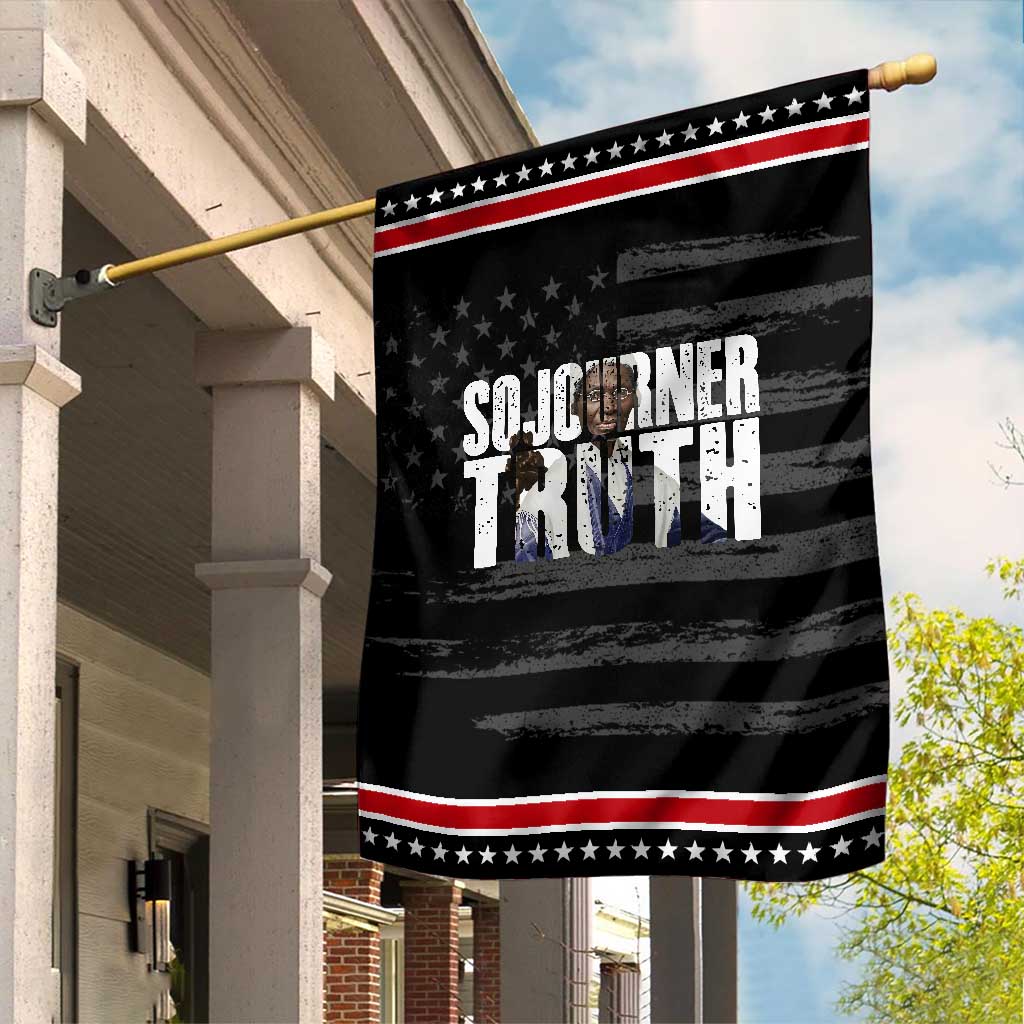 Sojourner Truth Quote Garden Flag African American Historical Hero TS14 Distressed Black Red Print Your Wear