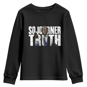 Sojourner Truth Quote Youth Sweatshirt African American Historical Hero TS14 Black Print Your Wear