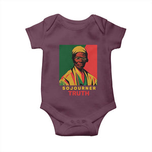 Sojourner Truth Baby Onesie Black History Month TS14 Maroon Print Your Wear
