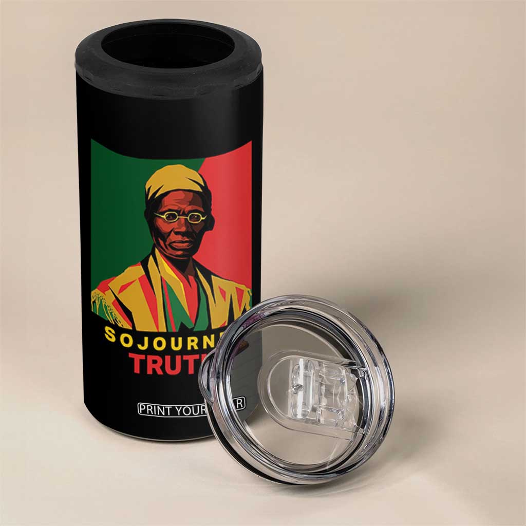 Sojourner Truth 4 in 1 Can Cooler Tumbler Black History Month TS14 Print Your Wear