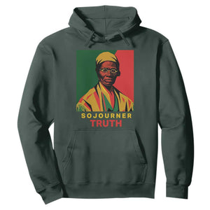 Sojourner Truth Hoodie Black History Month TS14 Dark Forest Green Print Your Wear