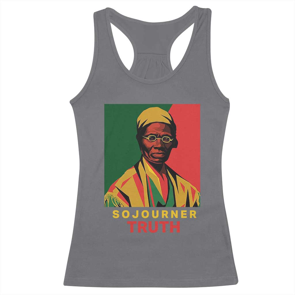 Sojourner Truth Racerback Tank Top Black History Month TS14 Charcoal Print Your Wear