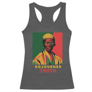 Sojourner Truth Racerback Tank Top Black History Month TS14 Dark Heather Print Your Wear