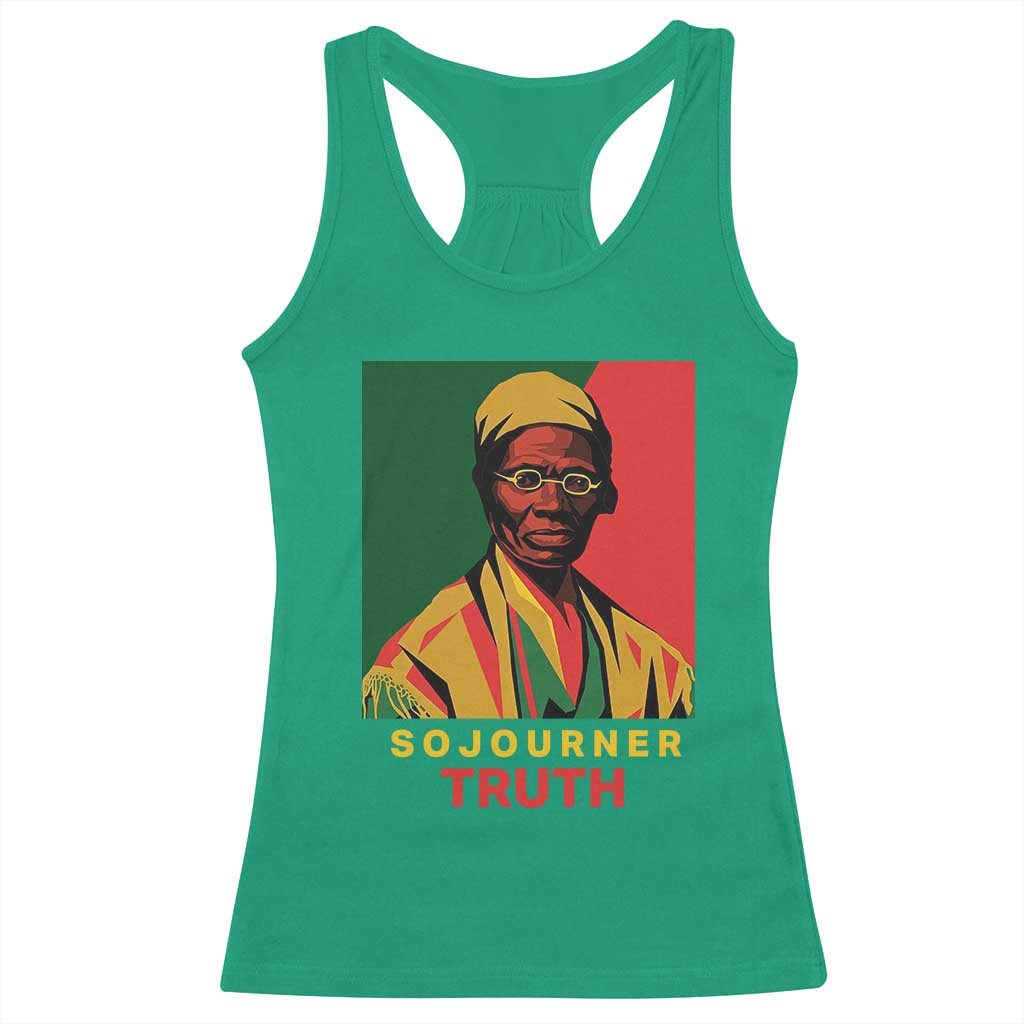 Sojourner Truth Racerback Tank Top Black History Month TS14 Irish Green Print Your Wear