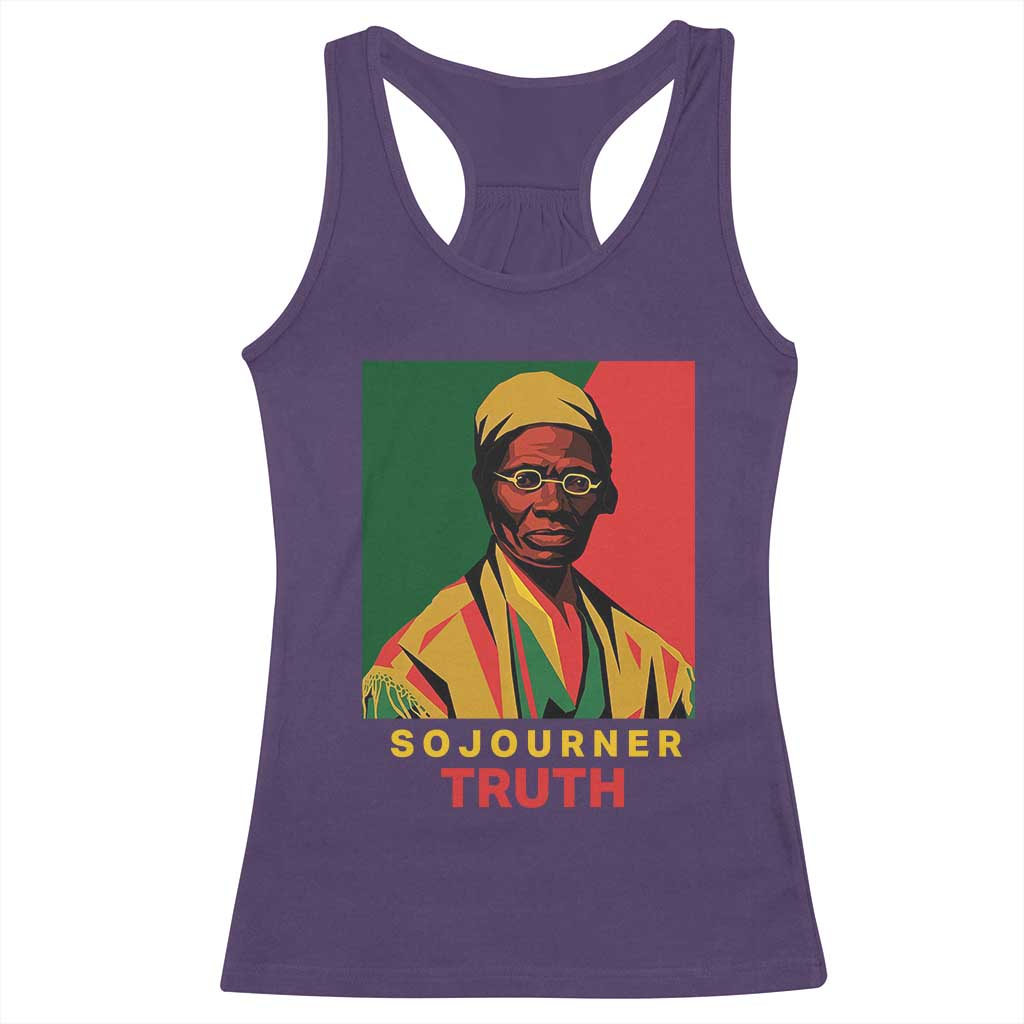 Sojourner Truth Racerback Tank Top Black History Month TS14 Purple Print Your Wear