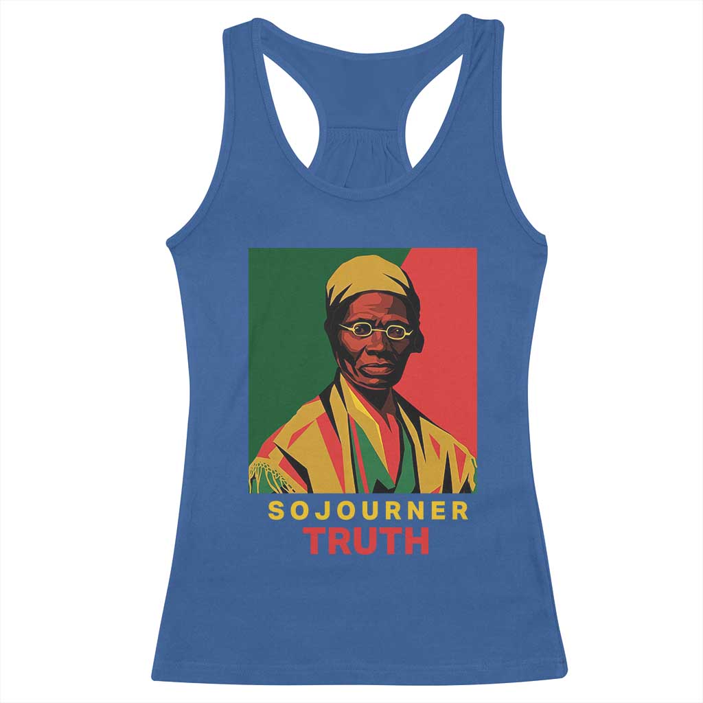 Sojourner Truth Racerback Tank Top Black History Month TS14 Royal Blue Print Your Wear