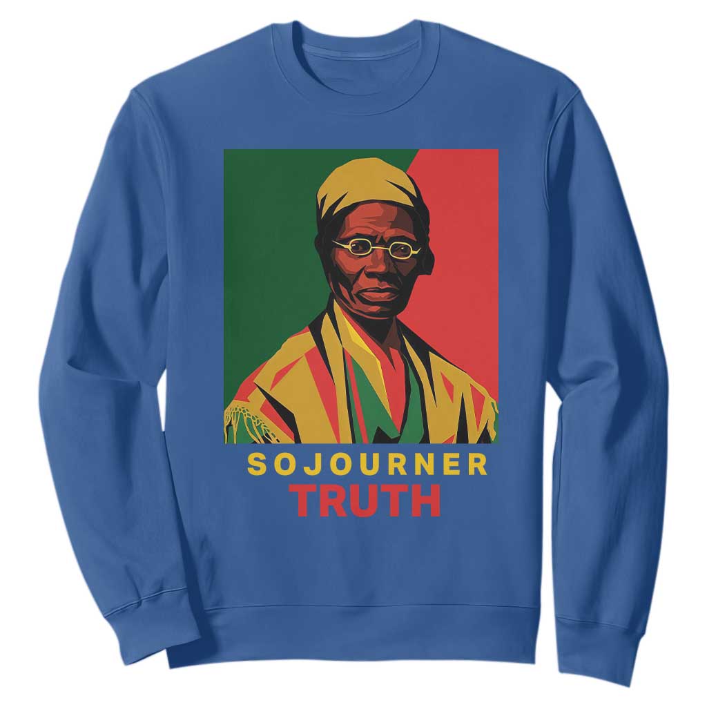 Sojourner Truth Sweatshirt Black History Month TS14 Royal Blue Print Your Wear
