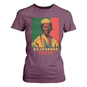 Sojourner Truth T Shirt For Women Black History Month TS14 Maroon Print Your Wear