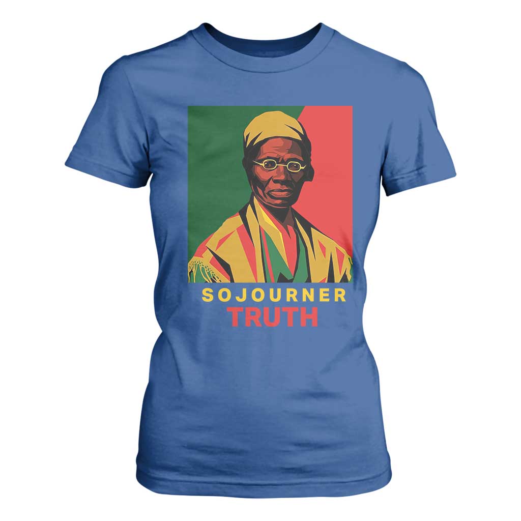 Sojourner Truth T Shirt For Women Black History Month TS14 Royal Blue Print Your Wear