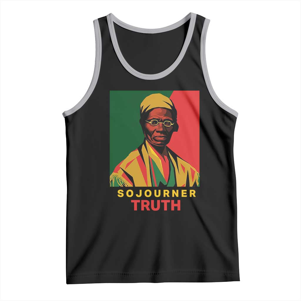 Sojourner Truth Tank Top Black History Month TS14 Black Athletic Heather Print Your Wear
