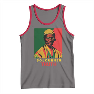 Sojourner Truth Tank Top Black History Month TS14 Deep Heather Red Print Your Wear