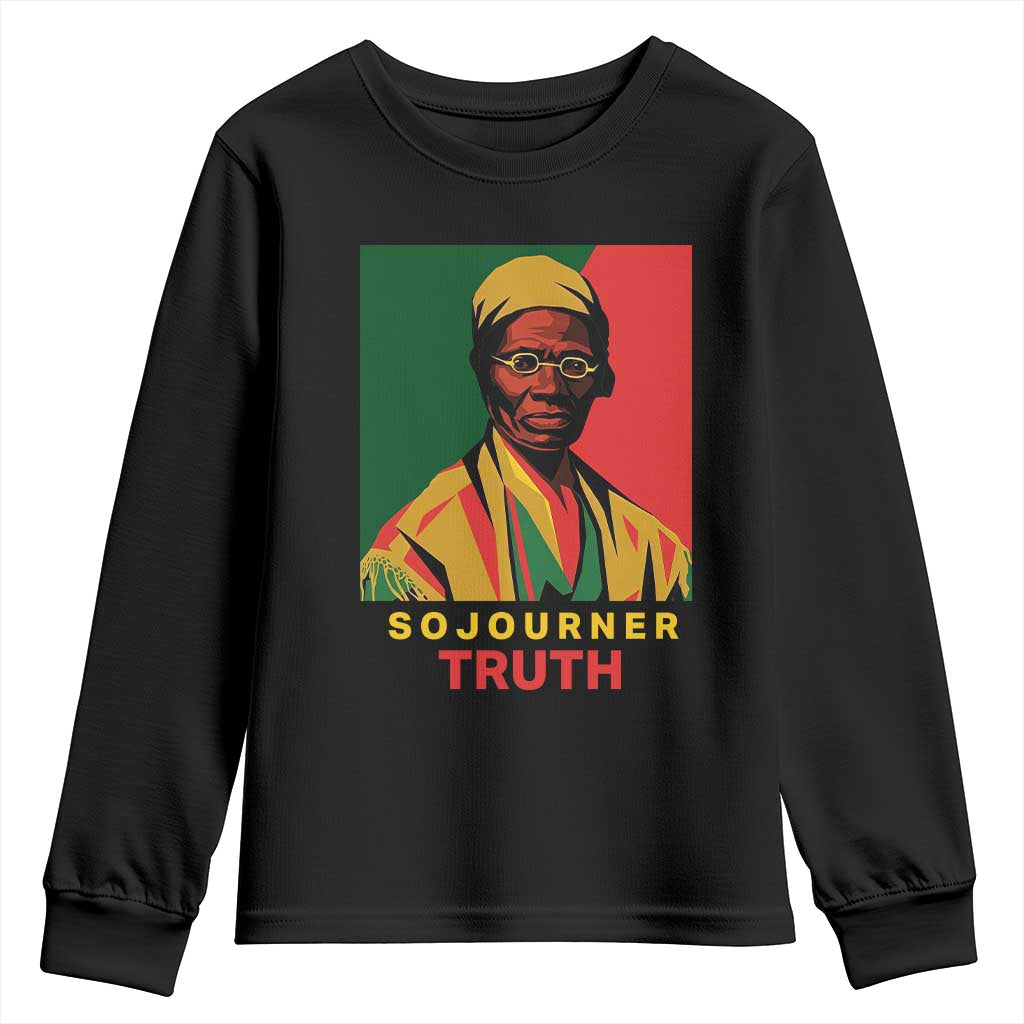Sojourner Truth Youth Sweatshirt Black History Month TS14 Black Print Your Wear