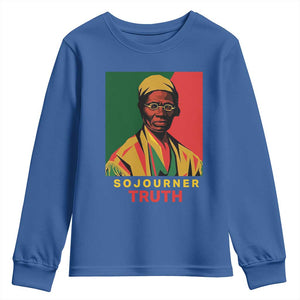 Sojourner Truth Youth Sweatshirt Black History Month TS14 Royal Blue Print Your Wear