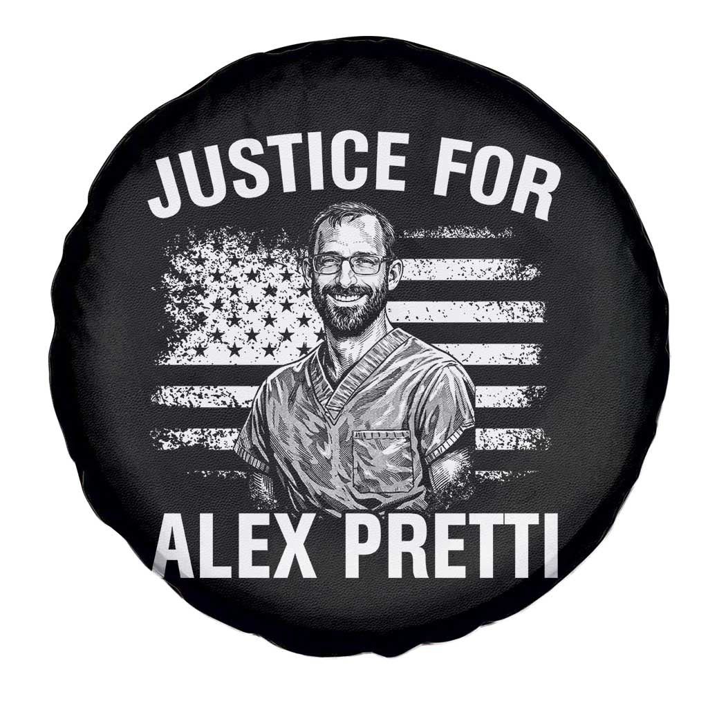 Justices for Alex Pretti Spare Tire Cover Resist Abolish ICE Protest TS14 Print Your Wear