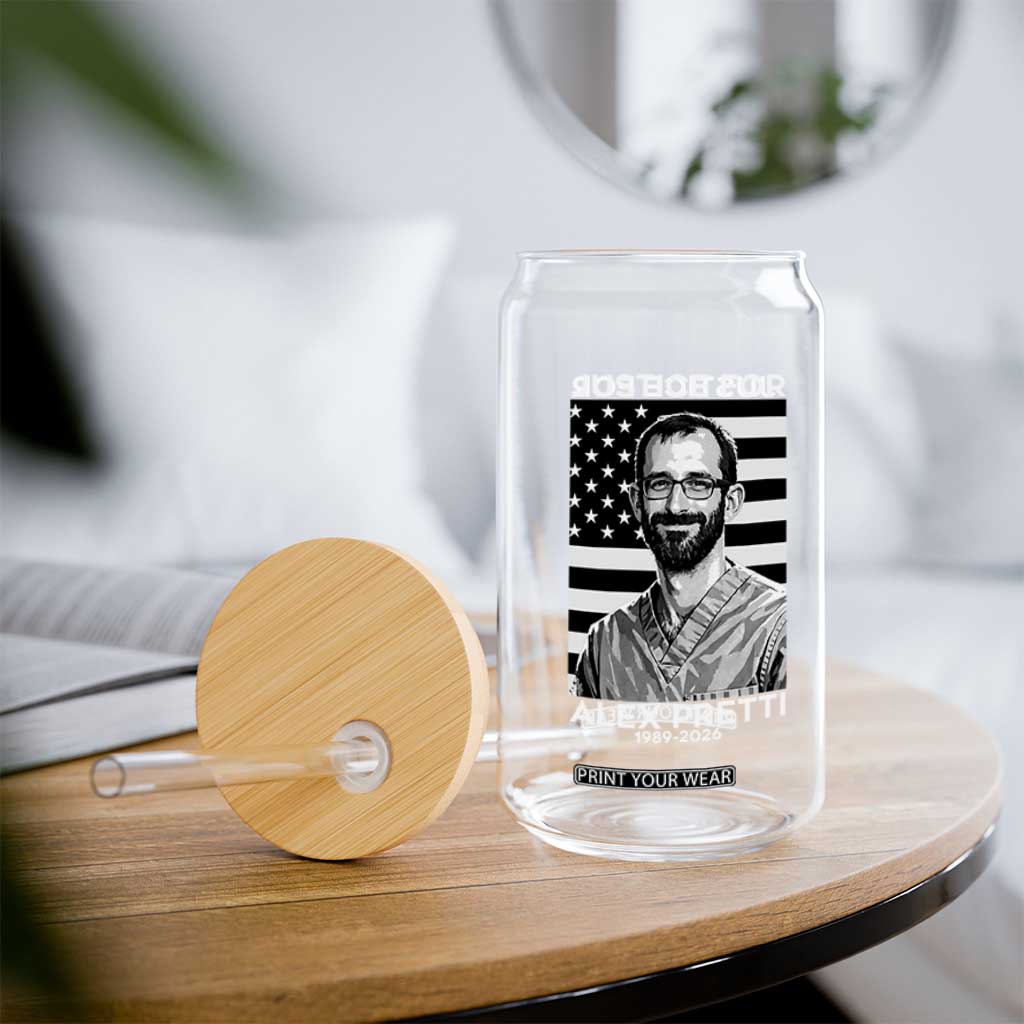 Justices for Alex Pretti Glass Can Resist ICE Immigration Deportation Protest Minnesota TS14 Print Your Wear