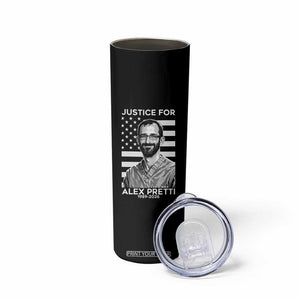 Justices for Alex Pretti Skinny Tumbler Resist ICE Immigration Deportation Protest Minnesota TS14 Print Your Wear