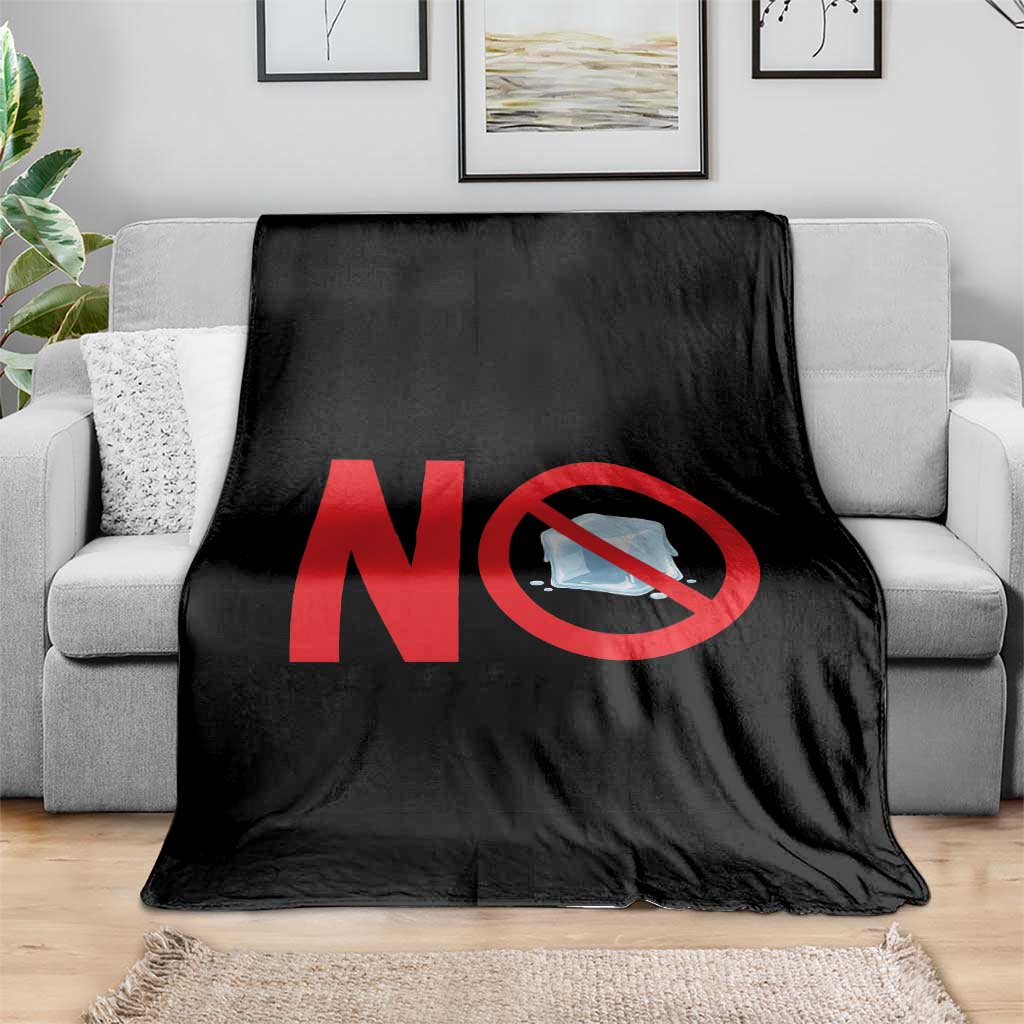 Anti ICE Throw Blanket No ICE Protest Symbol Anti Immigration Enforcement TS14 Print Your Wear