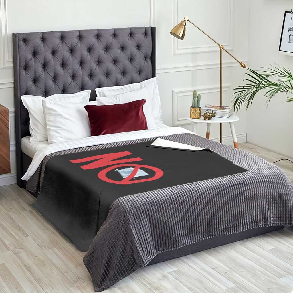 Anti ICE Throw Blanket No ICE Protest Symbol Anti Immigration Enforcement TS14 Print Your Wear